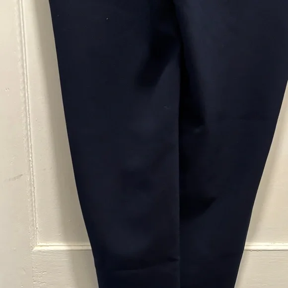 Veronica Beard Navy Trousers with Gold Buttons - Picture 6 of 13